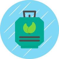 Biogas Cylinder Vector Icon Design