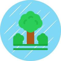 selva paisaje vector icono diseño