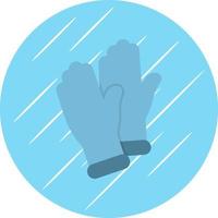 Medical Gloves Vector Icon Design