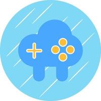 Cloud Game Vector Icon Design