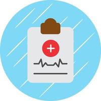 diseño de icono de vector de informe médico