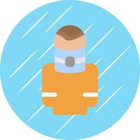 Broken Neck Vector Icon Design