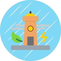 Tidal Power Vector Icon Design