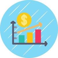 Rising Economy Vector Icon Design