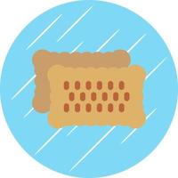 Biscuit Vector Icon Design