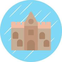 diseño de icono de vector de castillo