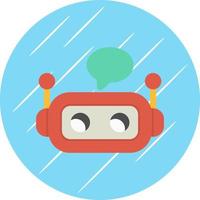 diseño de icono de vector de chatbot