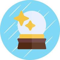 Crystal Ball Vector Icon Design