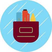 Pencil Case Vector Icon Design