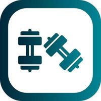 Dumbells Vector Icon Design