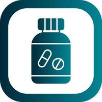 Tablets Bottle Vector Icon Design