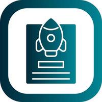 Project Launch Vector Icon Design