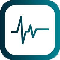 Electrocardiogram Vector Icon Design