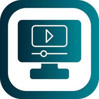 Live Streaming Vector Icon Design