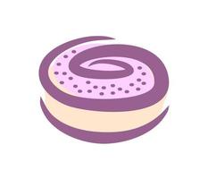 Donut logo isolate. Donut color illustration. Bakery, bakery, bakery product. vector