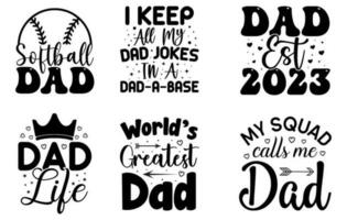 Dad Svg Typography T Shirt Bundle free, Papa T Shirt Set, Svg T Shirt Bundle, Father Day T Shirt, Dad T Shirts Bundle vector