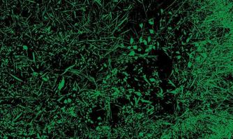 Abstract Green and Black Grunge Texture Background vector