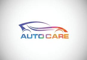Low poly style logo sign symbol for the automotive company vector