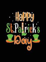 St. Patrick's day typography colorful Irish quote vector Lettering t-shirt design