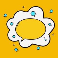 Chat bubble. Message illustration. Speak concept. vector