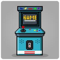 8 bits píxel de retro juego consola. vídeo juego máquina en vector ilustración para cruzar puntada y juego activos.