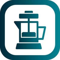 diseño de icono de vector de prensa de café