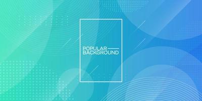 Modern abstract bright blue green gradient illustration background with simple pattern. Cool design. Eps10 vector