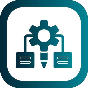 diseño de icono de vector de algoritmo de diseño