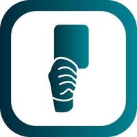 Red Card Vector Icon Design