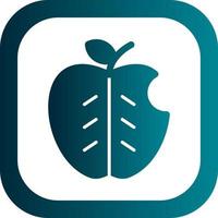 diseño de icono de vector de manzana