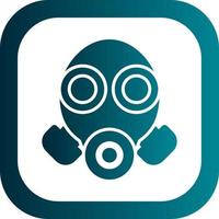 Gas Mask Vector Icon Design