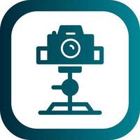 Tripod Camera Vector Icon Design