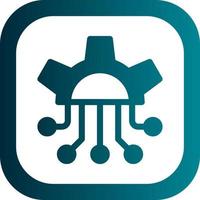 Neural Engineering Vector Icon Design