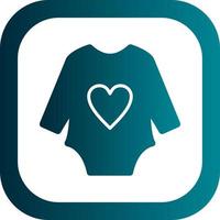 Baby Clothes Vector Icon Design