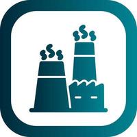 Nuclear Factory Vector Icon Design