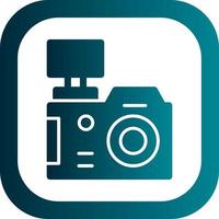 diseño de icono de vector de cámara dslr