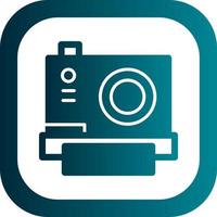 Instant Camera Vector Icon Design