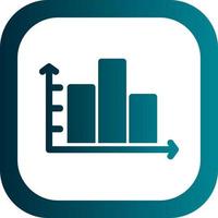 Column Chart Vector Icon Design