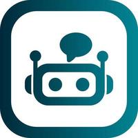 Chatbot Vector Icon Design
