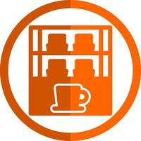 Cafe Showcase Vector Icon Design