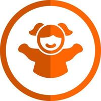Baby Girl Vector Icon Design
