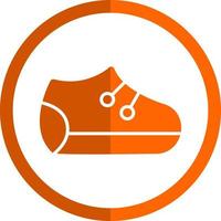 Baby Shoes Vector Icon Design