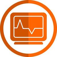 Heart Monitoring Vector Icon Design