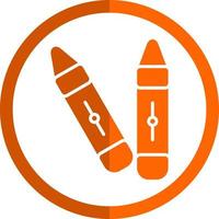 diseño de icono de vector de crayones