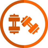 Dumbells Vector Icon Design