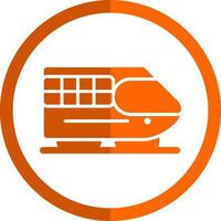 diseño de icono de vector de tren