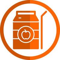 Apple Juice Vector Icon Design