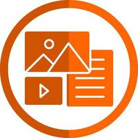 Unstructured Data Vector Icon Design