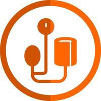 Blood Pressure Gauge Vector Icon Design