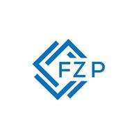 FZP creative  circle letter logo concept. FZP letter design.FZP letter logo design on white background. FZP creative  circle letter logo concept. FZP letter design. vector